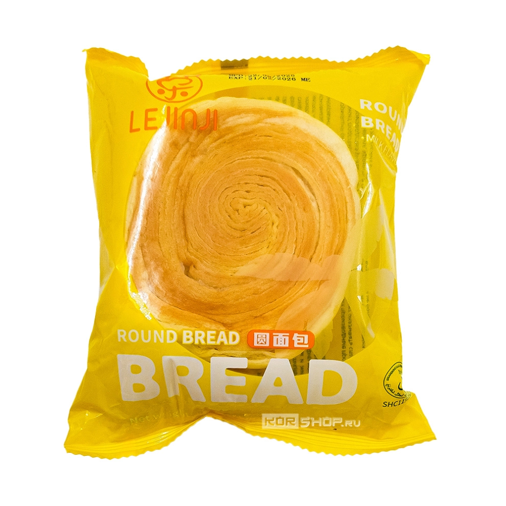 Булочка со вкусом молока Lejinji, Китай, 80 г