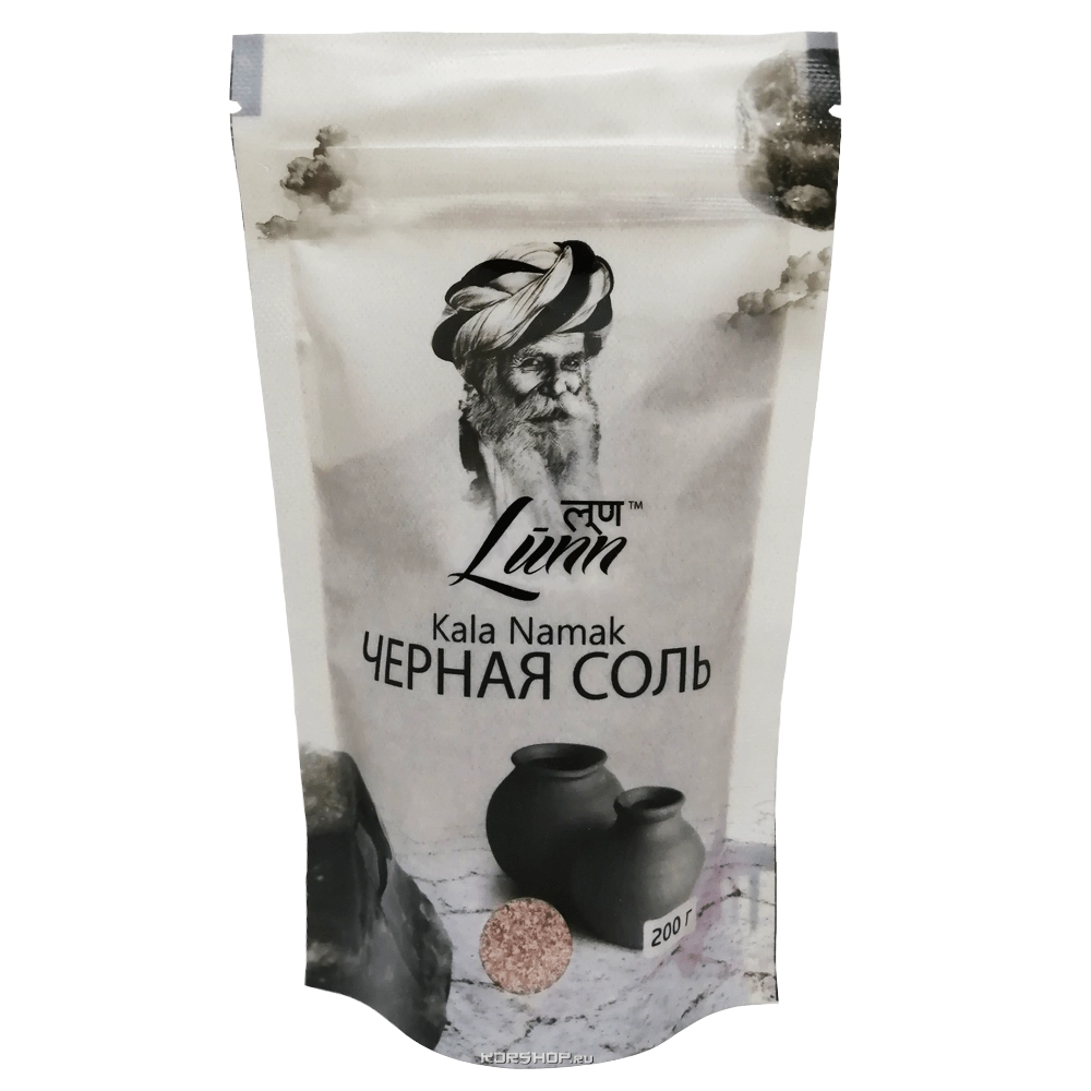 Черная соль Kala Namak Lunn, Индия, 200 г Черная соль Kala Namak Lunn, Индия, 200 г
