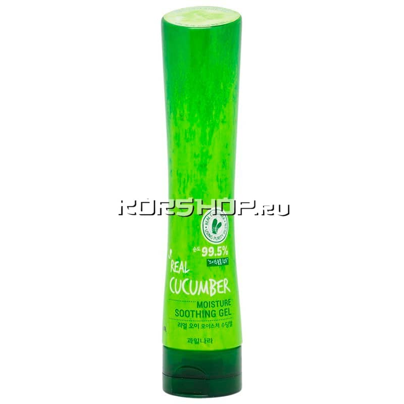 Успокаивающий и увлажняющий гель с экстрактом огурца Kwailnara Real Cucumber Moisture Soothing Gel Welcos, Корея, 250 мл...