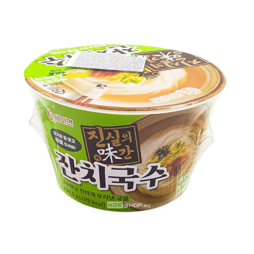 Лапша б/п со вкусом анчоуса Original Noodle Seimyeon, Корея, 196,5 г