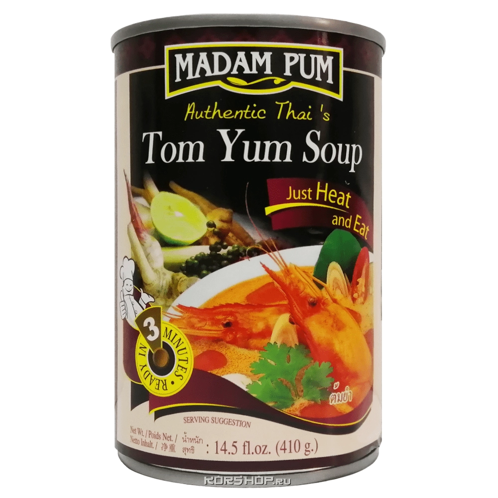Тайский суп Том Ям Madam Pum, Таиланд, 410 г