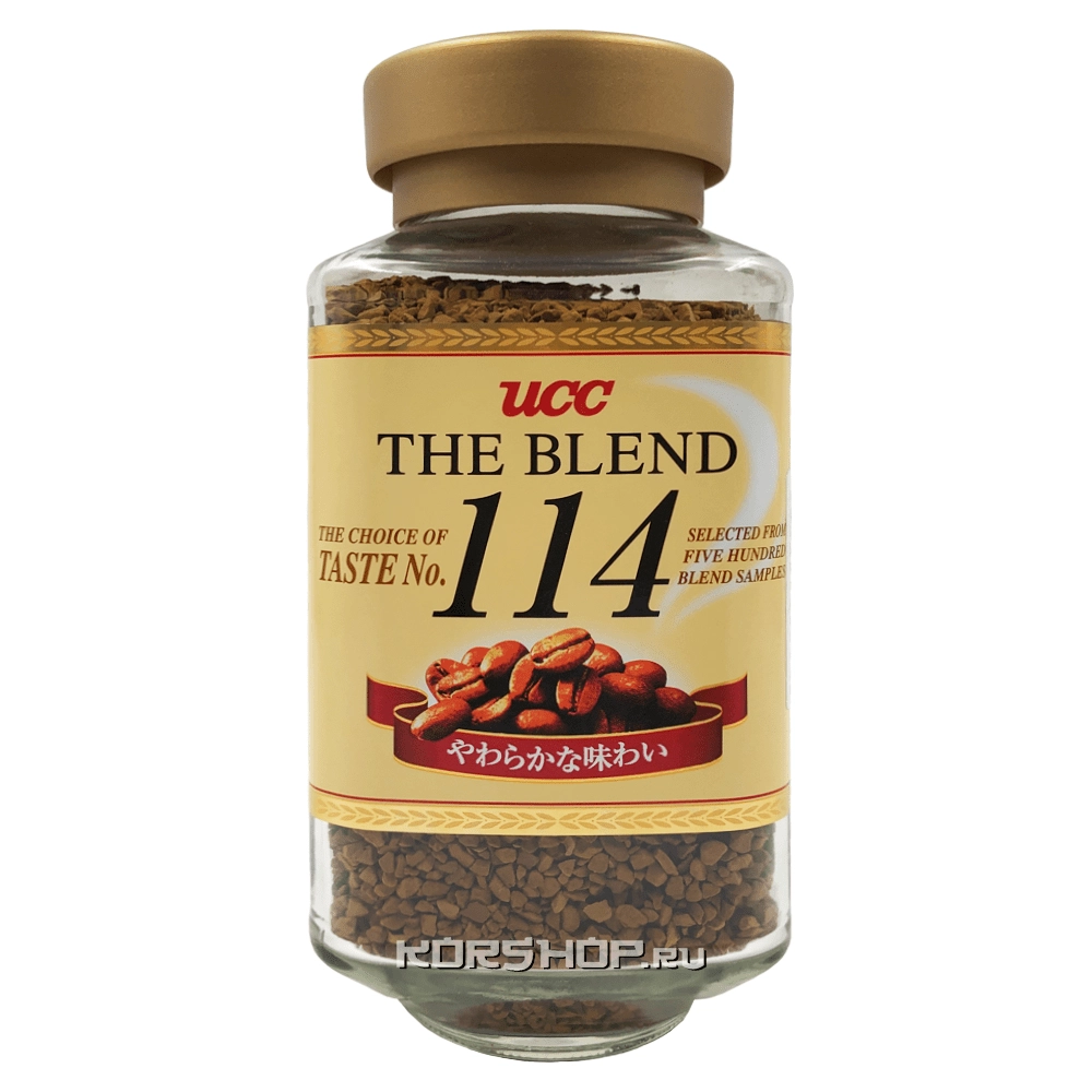 Натуральный растворимый сублимированный кофе The Blend 114 UCC, Япония, 135 г Натуральный растворимый сублимированный кофе The Blend 114 UCC, Япония, 135 г
