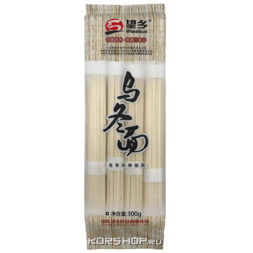 Пшеничная лапша Удон Wheatsun, Китай, 300 г