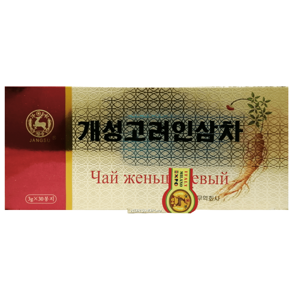 Женьшеневый чай Jangsu, Корея, 90 г