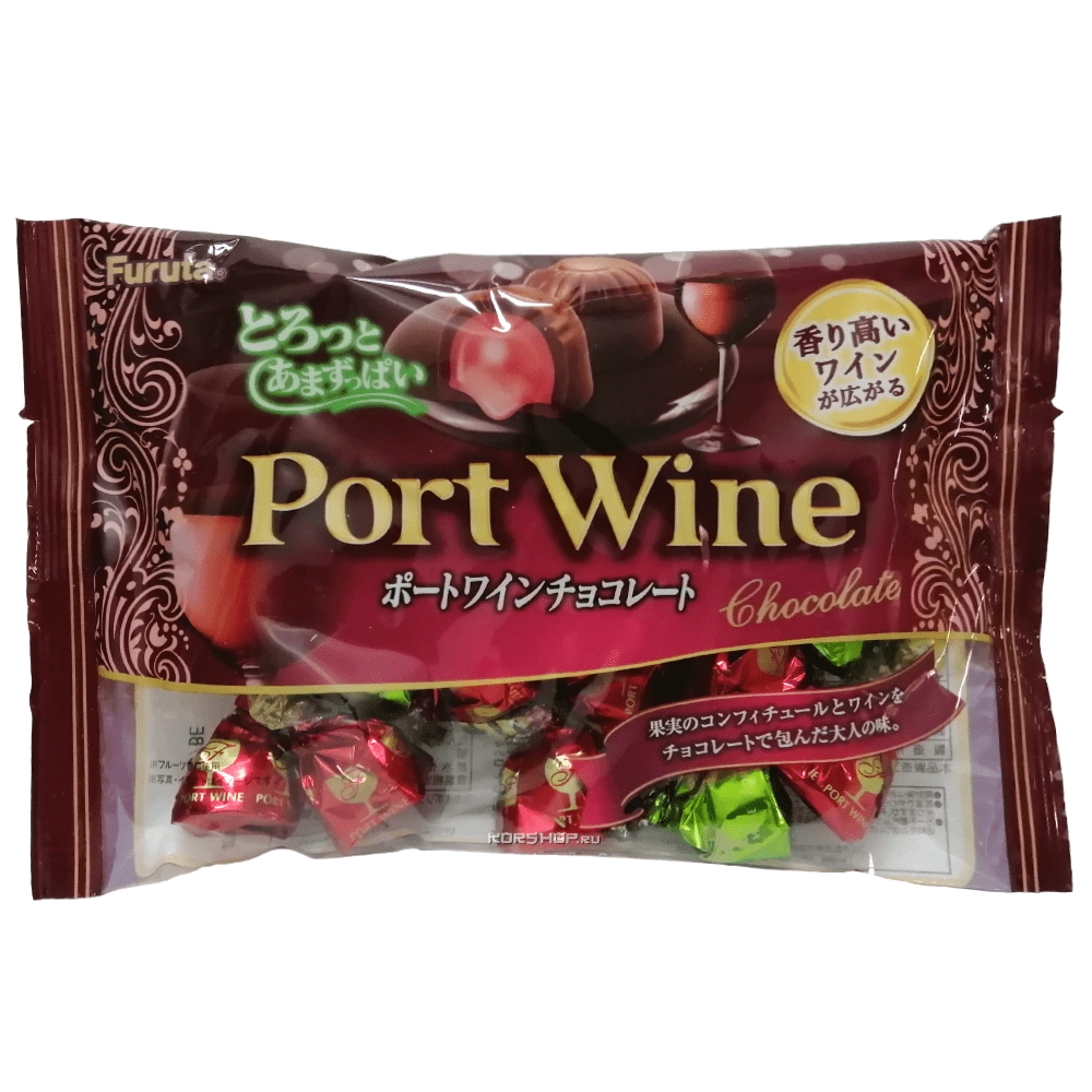Шоколад с портвейном Furuta, Япония, 165 г
