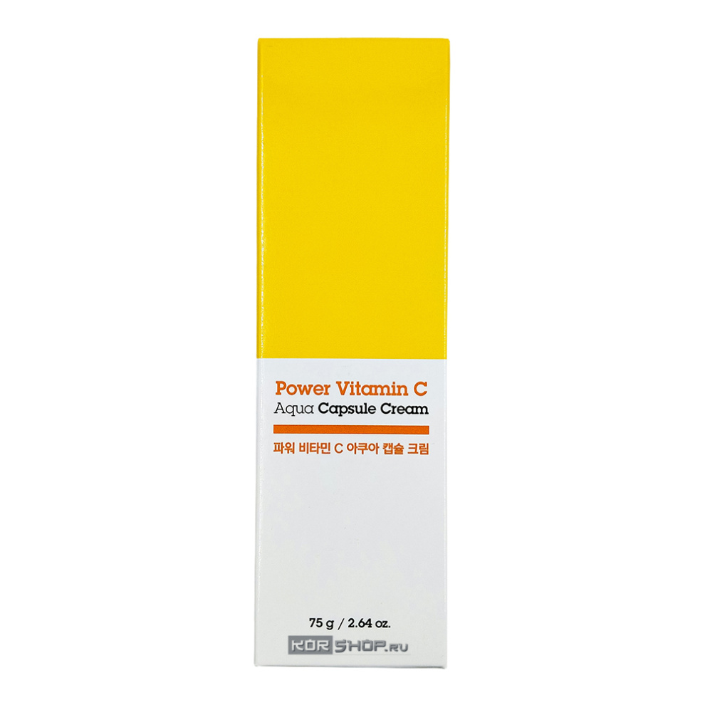 Крем с витамином С и аквакапсулой для сияния кожи Power Vitamin C Aqua Capsule Cream Ugarden, Корея, 75 г