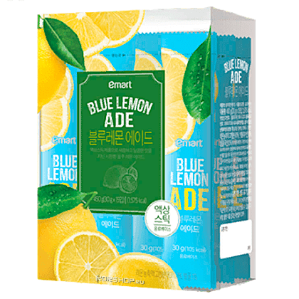 Сироп для приготовления напитков со вкусом лимона«Blue lemon Ade» Корея 450 г