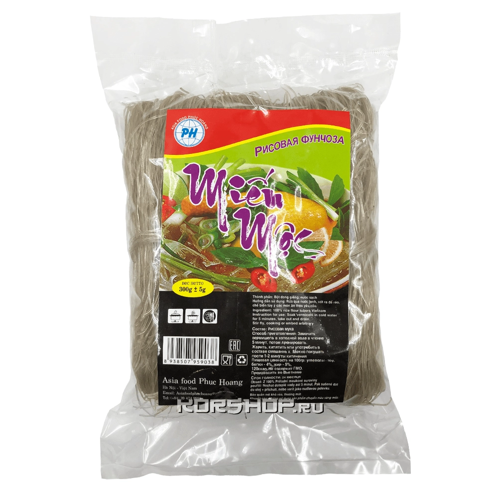 Рисовая фунчоза Asia Food Phuc Hoang, Вьетнам, 300 г Рисовая фунчоза Asia Food Phuc Hoang, Вьетнам, 300 г