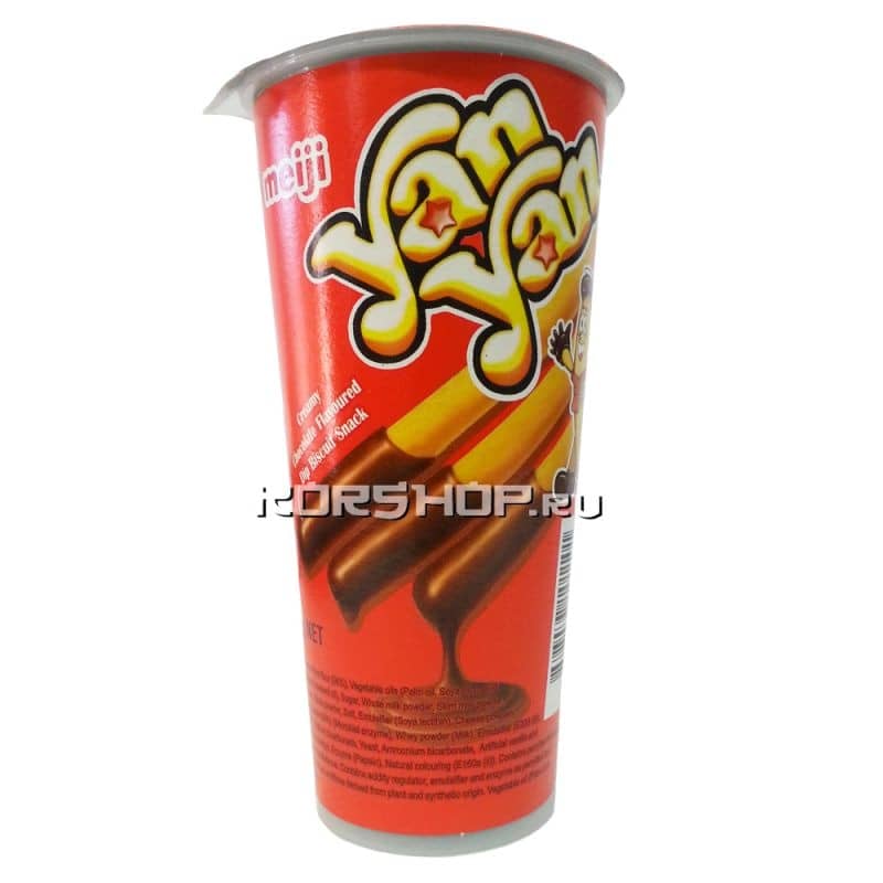 Бисквитные палочки Yan-Yan с шоколадным кремом, 50 г