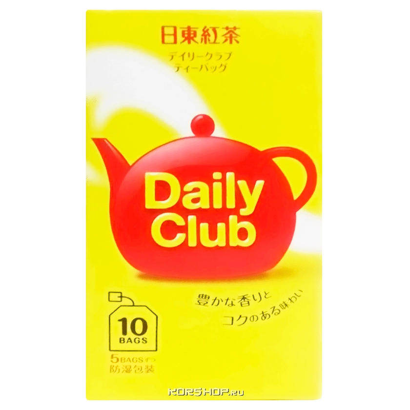 Чай черный байховый Daily Club Tea Nitton, Япония, 10 пак. 22 г