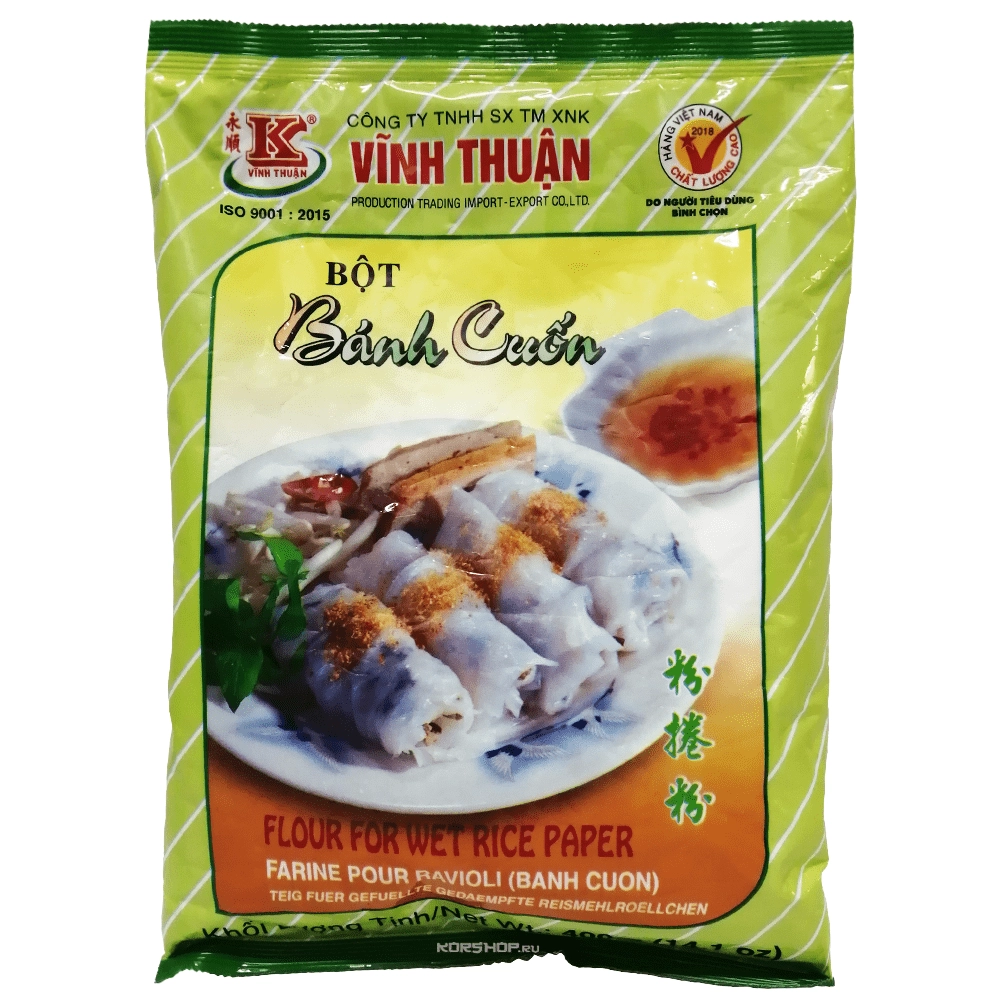 Мука для рисовой бумаги, Вьетнам, 400 г. Мука для рисовой бумаги, Вьетнам, 400 г.