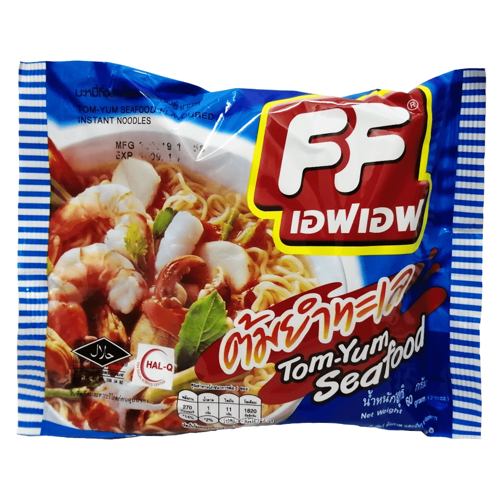 Лапша б/п со вкусом Том Ям с морепродуктами Fashion Food, Таиланд, 60 г Лапша б/п со вкусом Том Ям с морепродуктами Fashion Food, Таиланд, 60 г