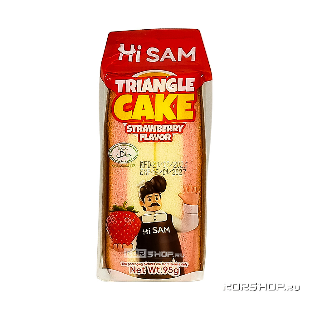 Бисквит со вкусом клубники «Привет, Сэм» / Hi Sam, Китай, 95 г