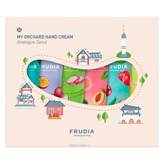 Подарочный набор кремов для рук Коллекция &quot;Традиционный Сеул&quot; Analogue Seoul My Orchard Hand Cream Gift Set Frudia, Корея