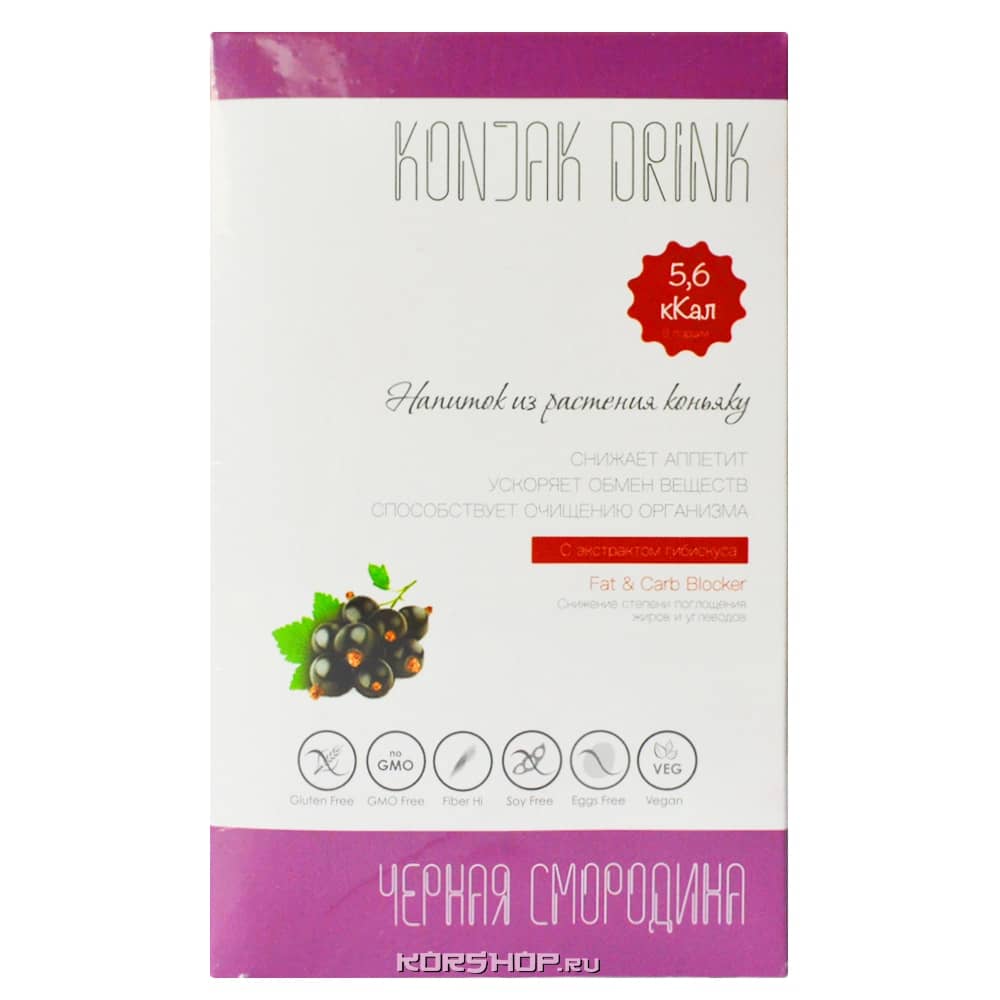 Напиток из коньяку со вкусом смородины Konjak Drink, 200 г