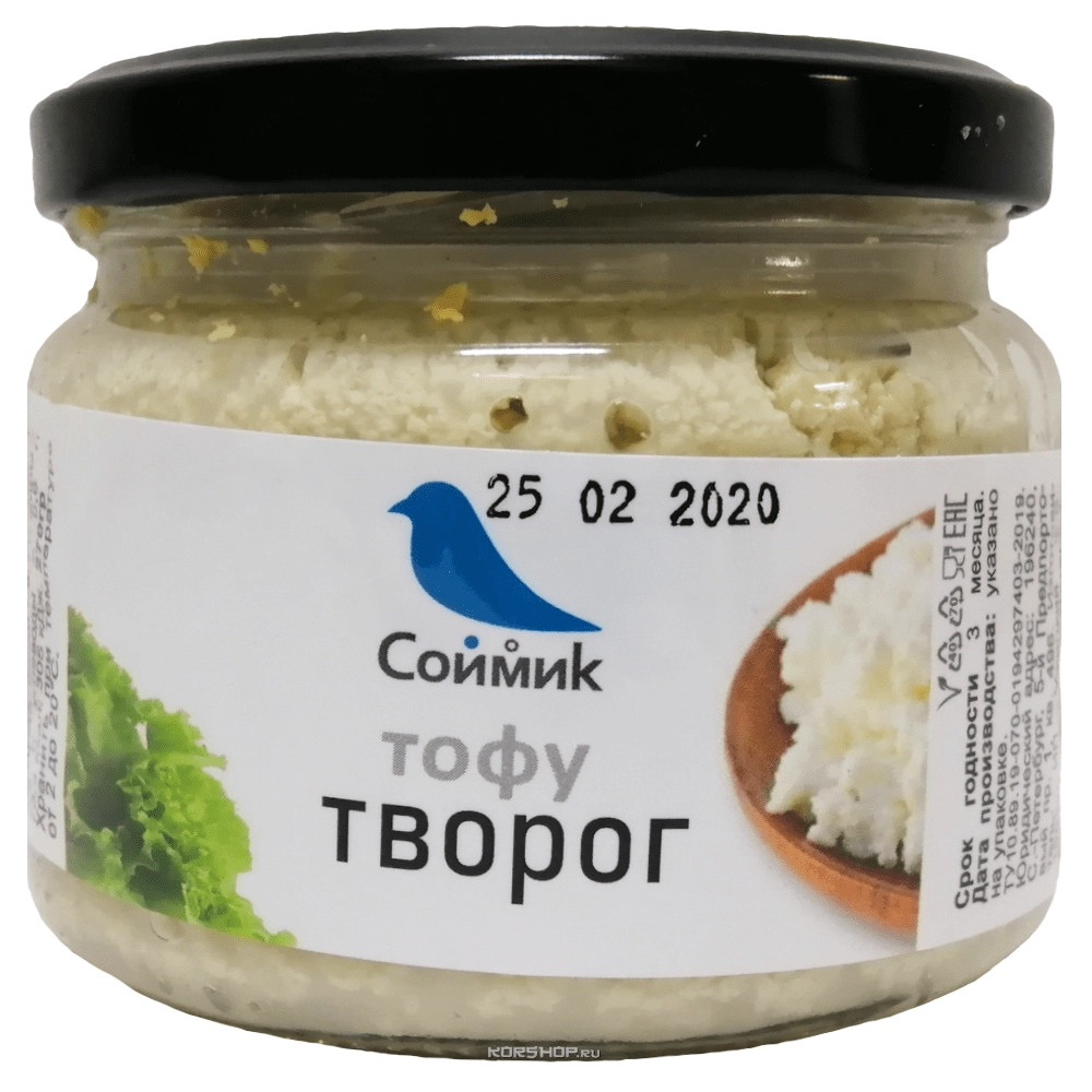 Тофу творог Соймик, 280 мл Тофу творог Соймик, 280 мл