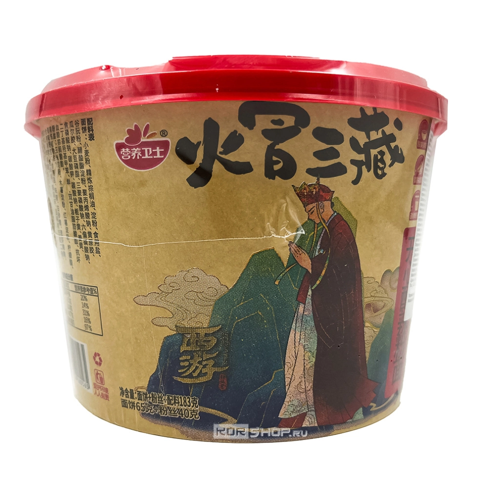 Лапша б/п кисло-острая Huomao Sanzang Yingyang Weishi, Китай, 183 г Лапша б/п кисло-острая Huomao Sanzang Yingyang Weishi, Китай, 183 г