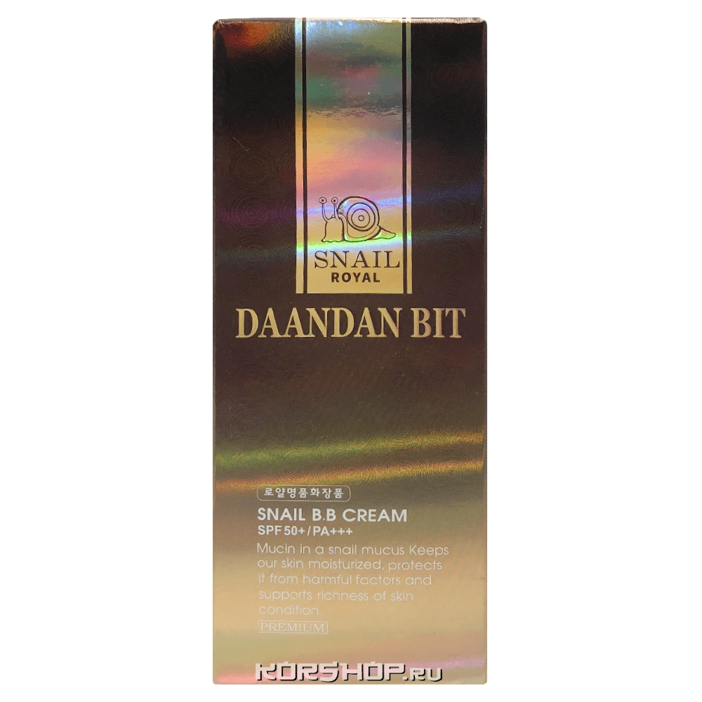 ВВ крем для лица с муцином улитки SPF 50+ PA+++ Daandan Bit Jigott, Корея, 50 мл