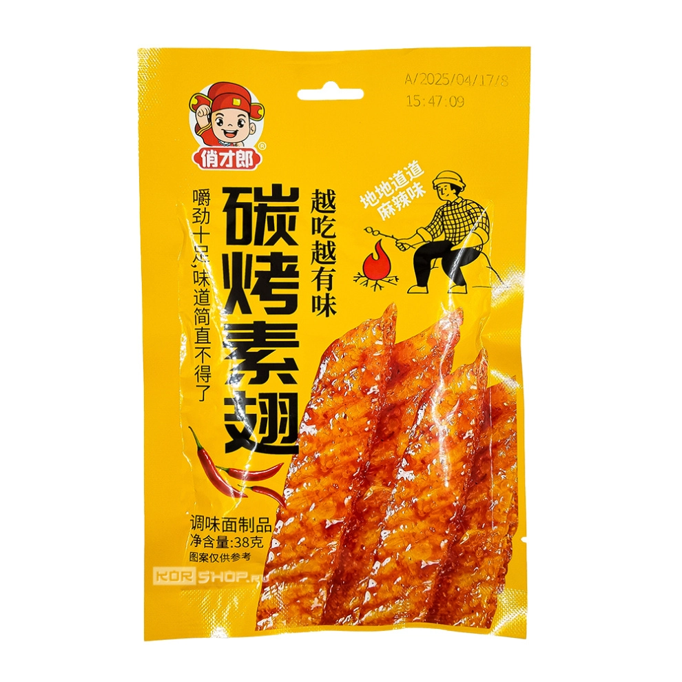 Мучные снеки латяо со вкусом куриных крылышек Милый Босс, Китай, 38 г