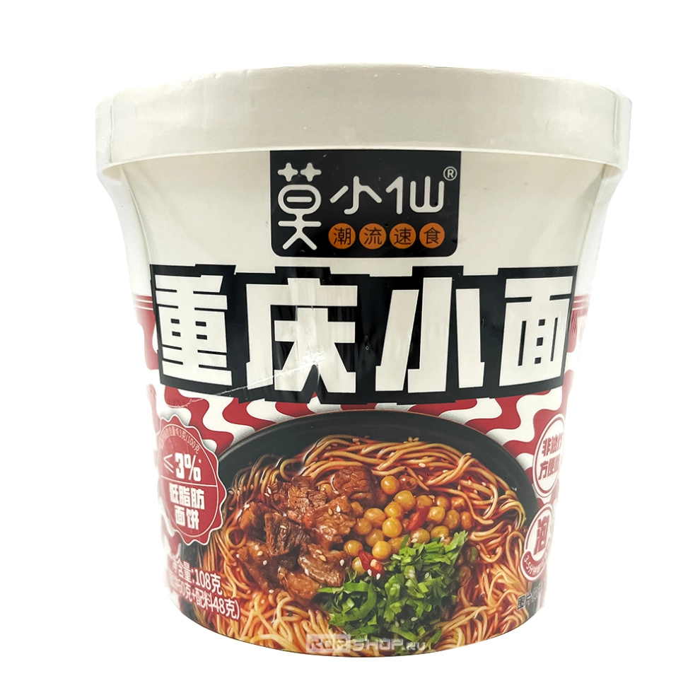 Лапша б/п по-чунцински кисло-острая Mo Xiao Xian, Китай, 108 г Лапша б/п по-чунцински кисло-острая Mo Xiao Xian, Китай, 108 г