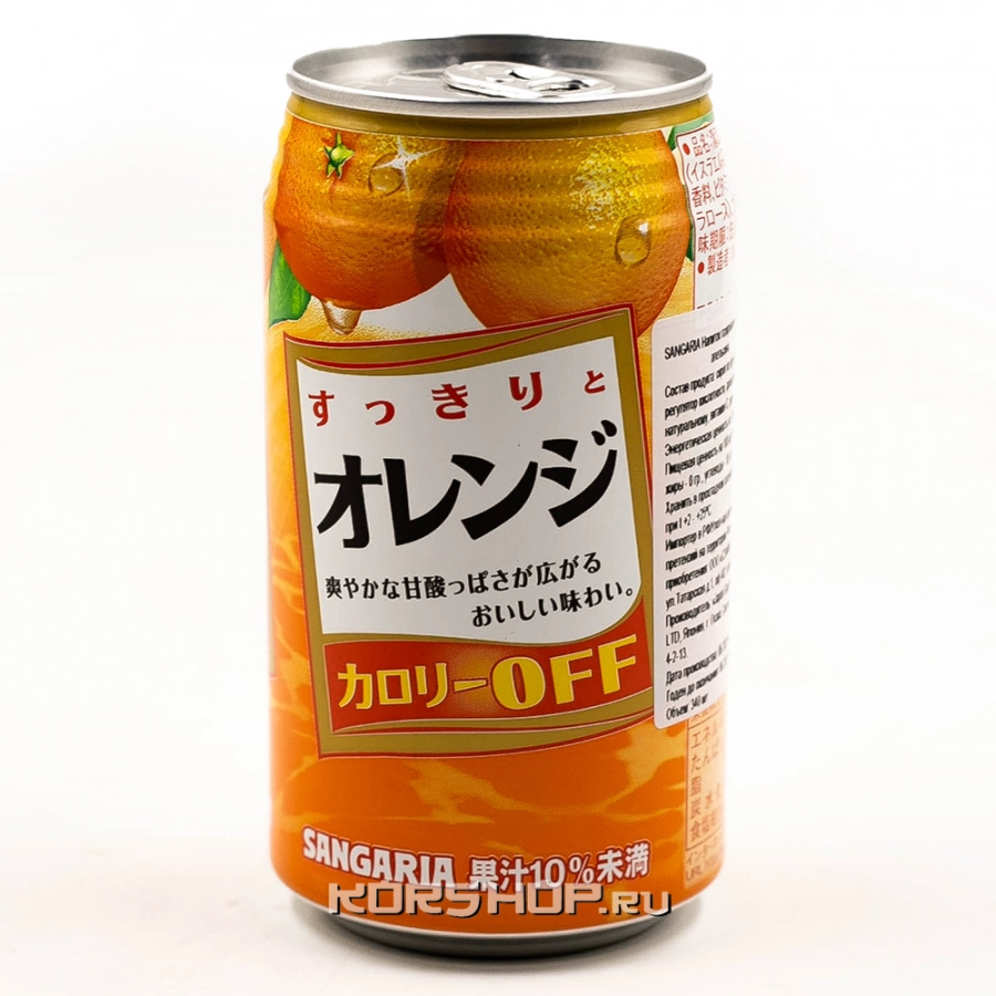 Напиток низкокалорийный б/а Апельсин Sukkiri Sangaria, Япония, 340 мл Напиток низкокалорийный б/а Апельсин Sukkiri Sangaria, Япония, 340 мл