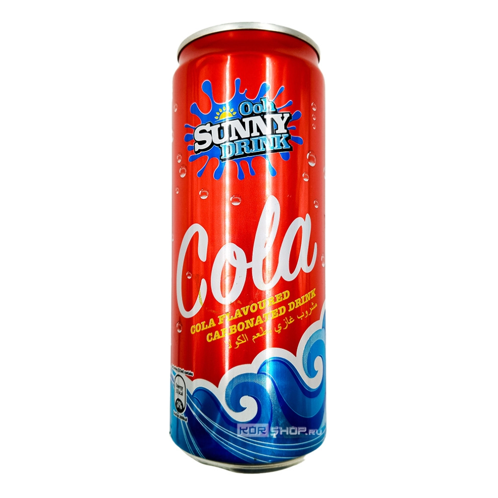 Газированный б/а напиток «Кола» Cola Ooh Sunny Drink, Малайзия, 325 мл Газированный б/а напиток «Кола» Cola Ooh Sunny Drink, Малайзия, 325 мл