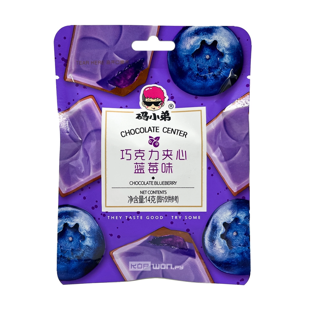Конфеты со вкусом голубики Chocolate Center Code Boy, Китай, 14 г Конфеты со вкусом голубики Chocolate Center Code Boy, Китай, 14 г