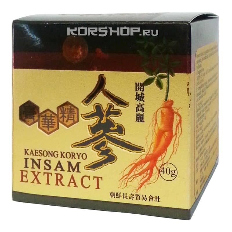 Экстракт красного корейского 6-летнего женьшеня Кэсон-Корё, Корея, 40 г Экстракт красного корейского 6-летнего женьшеня Кэсон-Корё, Корея, 40 г