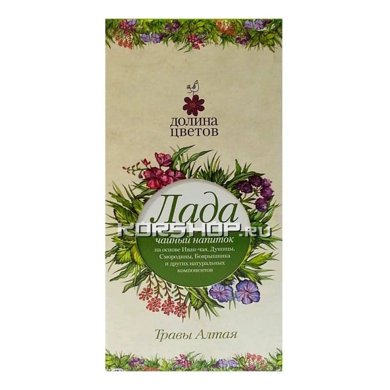 Травяной сбор Лада, серия Долина цветов (коробка), Россия 50 г