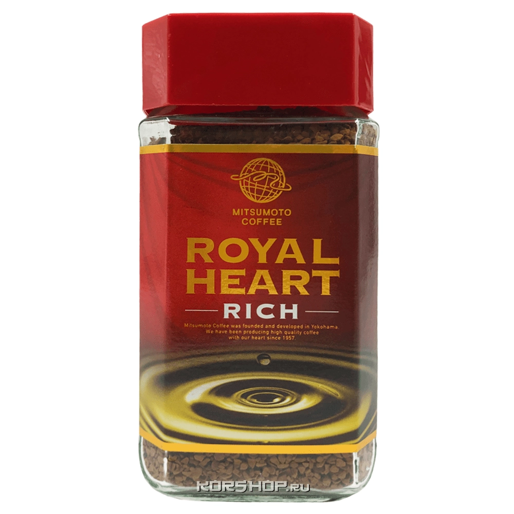 Растворимый кофе Royal Heart Rich Mitsumoto Coffee (MMC), Япония, 100 г Растворимый кофе Royal Heart Rich Mitsumoto Coffee (MMC), Япония, 100 г