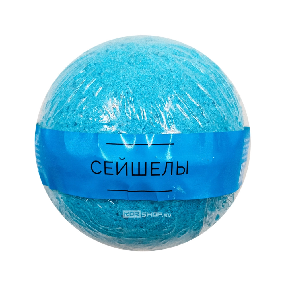 Шипящая бомбочка для ванн «Сейшелы» с морской солью, 120 г Шипящая бомбочка для ванн «Сейшелы» с морской солью, 120 г