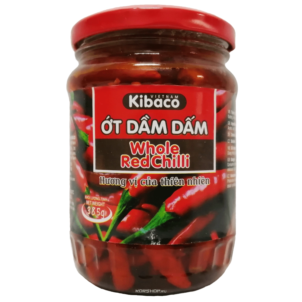 Перец чили консервированный Kibaco, Вьетнам, 385 г Перец чили консервированный Kibaco, Вьетнам, 385 г