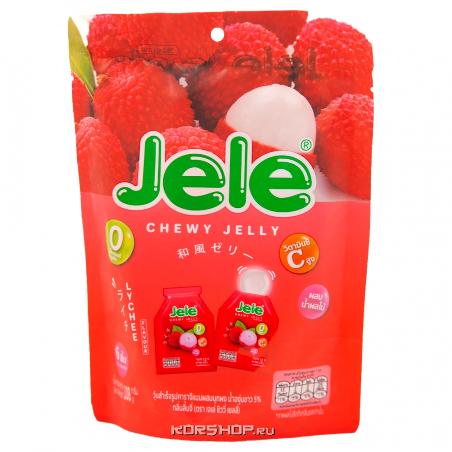 Мармеладное желе Личи Jele, Таиланд, 108 г Мармеладное желе Личи Jele, Таиланд, 108 г