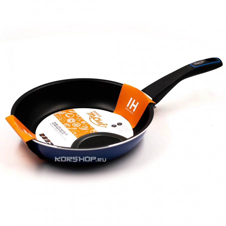 Сковорода с антипригарным покрытием IH Pure Lite Ash Blue Dorco MyChef (24 см), Корея Сковорода с антипригарным покрытием IH Pure Lite Ash Blue Dorco MyChef (24 см), Корея