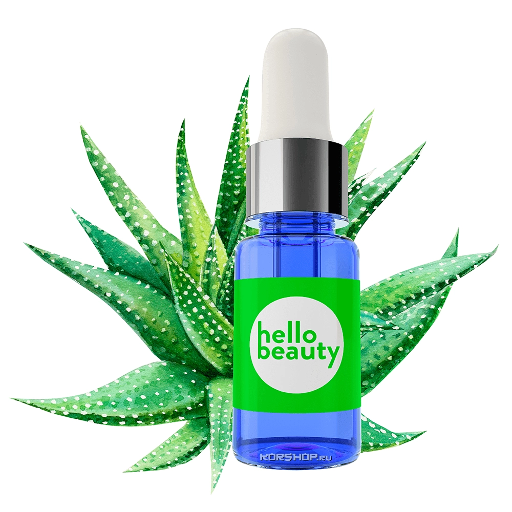 Сыворотка с алоэ вера Hello Beauty, 10 мл
