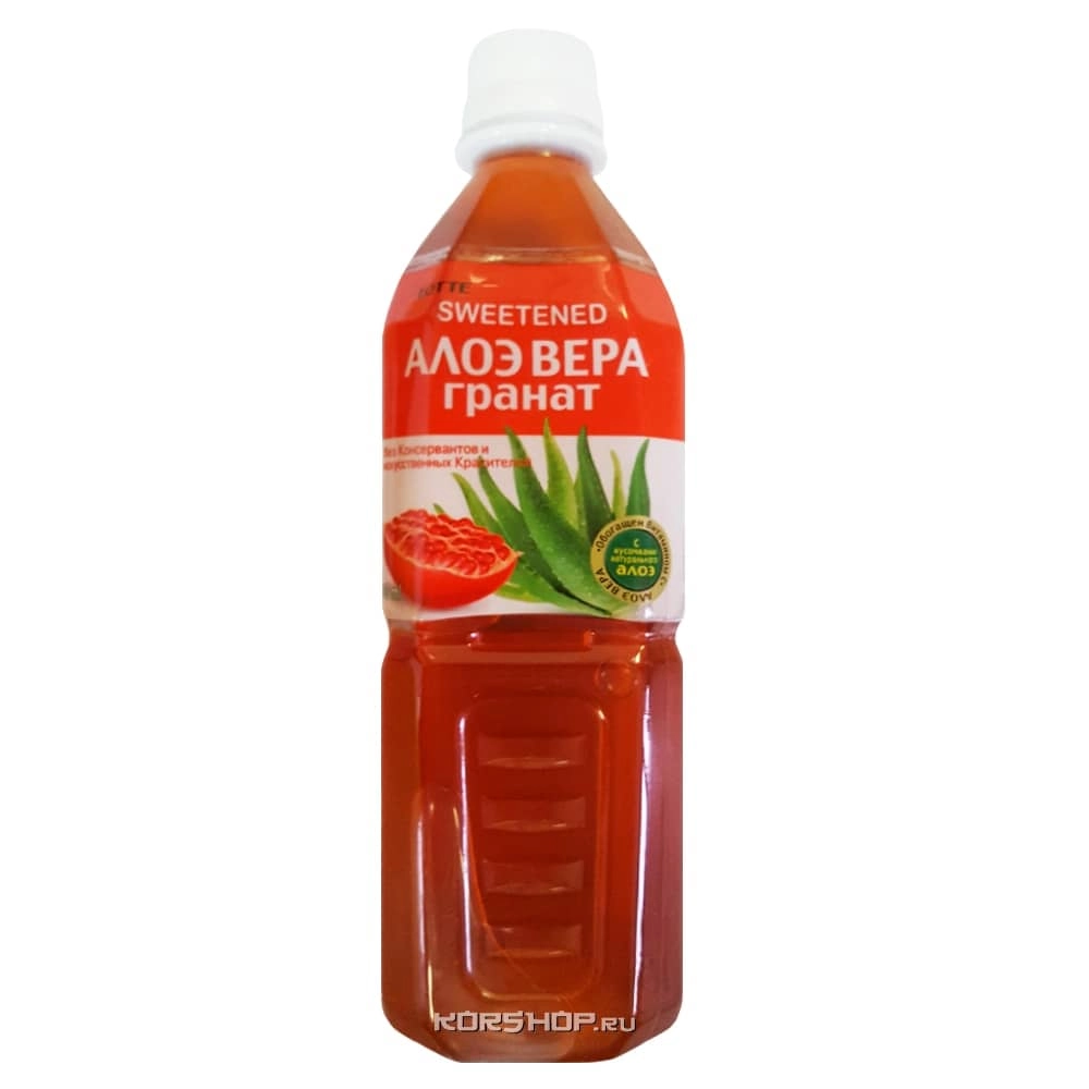 Напиток Алоэ-вера-Гранат Lotte, Корея, 500 мл