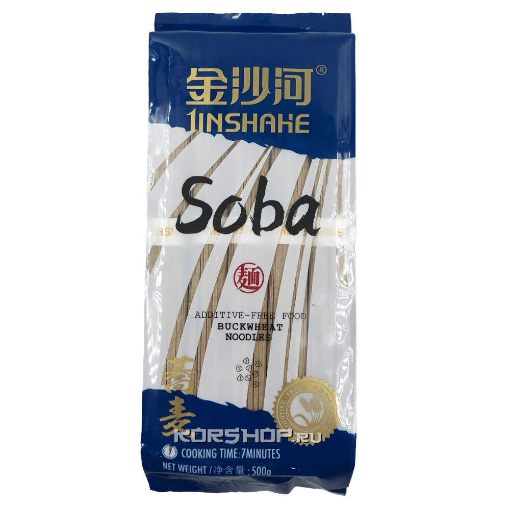 Гречневая лапша соба Jinshahe, Китай, 500 г