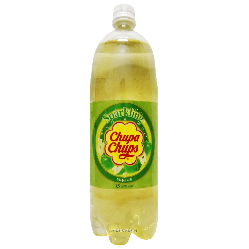 Газированный напиток Яблоко Chupa Chups, 1,5 л Газированный напиток Яблоко Chupa Chups, 1,5 л