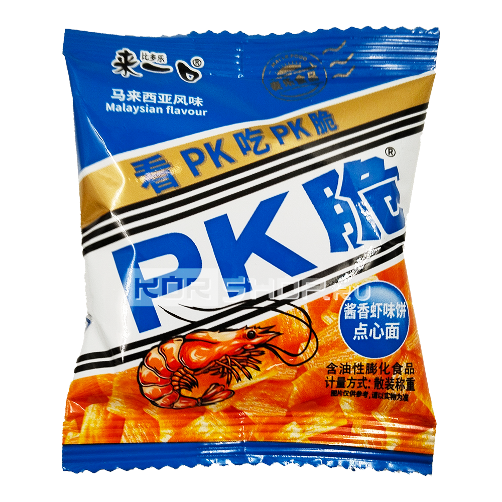 Снек со вкусом креветки Laiyikou, 15 г (1 саше)