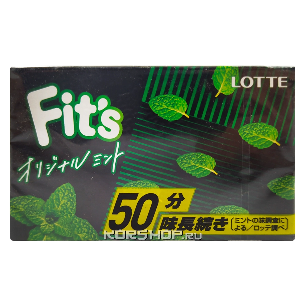 Жевательная резинка Оригинальная Мята Link Fit's Lotte, Япония, 24,6 г
