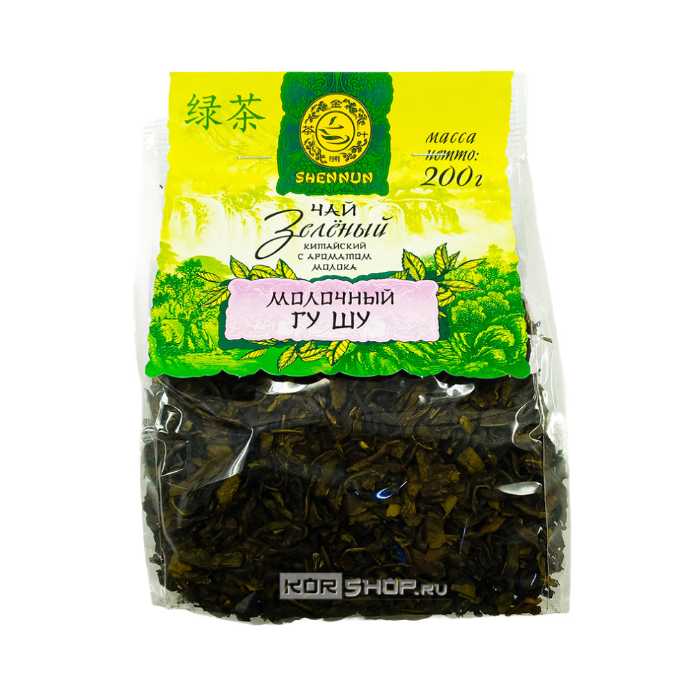 Зеленый чай Молочный Гу Шу Shennun, Китай, 200 г