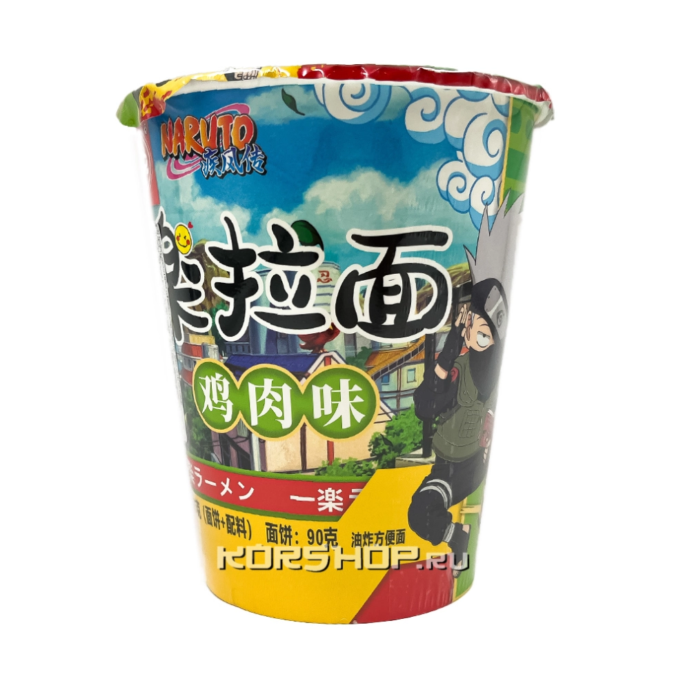 Лапша б/п Рамен с курицей Наруто Джилаку Naruto Yile Noodles, Китай, 105 г