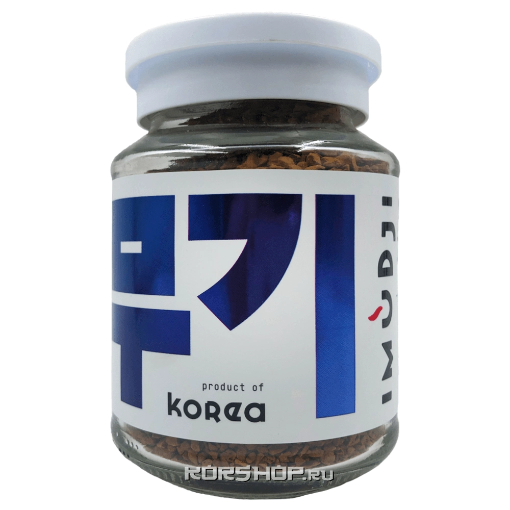 Натуральный растворимый сублимированный кофе Imudji Blue, Корея, 90 г Натуральный растворимый сублимированный кофе Imudji Blue, Корея, 90 г