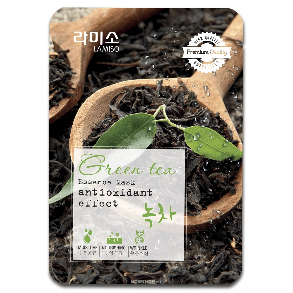 Маска с экстрактом зеленого чая Premium La Miso, Корея, 23 г