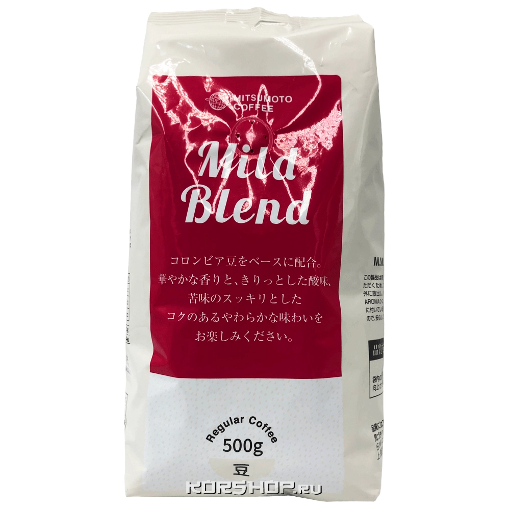 Натуральный жареный кофе в зернах Mild Mitsumoto Coffee (MMC), Япония, 500 г Натуральный жареный кофе в зернах Mild Mitsumoto Coffee (MMC), Япония, 500 г