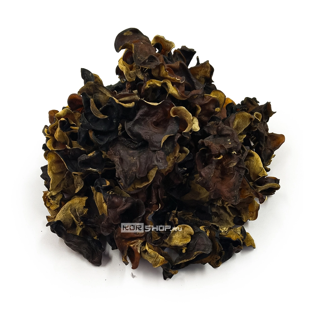 Грибы древесные сушеные Муэр черно-белые, Китай, 250 г