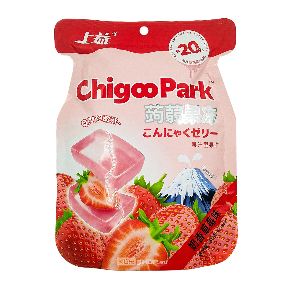 Желейные конфеты с клубничным вкусом Shang Yi, Китай, 160 г Желейные конфеты с клубничным вкусом Shang Yi, Китай, 160 г