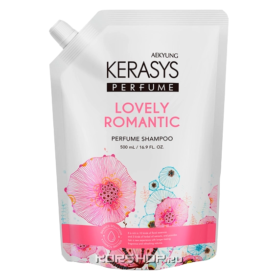 Шампунь для волос Романтик Kerasys КераСис (запасной блок), Корея, 500 мл Шампунь для волос Романтик Kerasys КераСис (запасной блок), Корея, 500 мл
