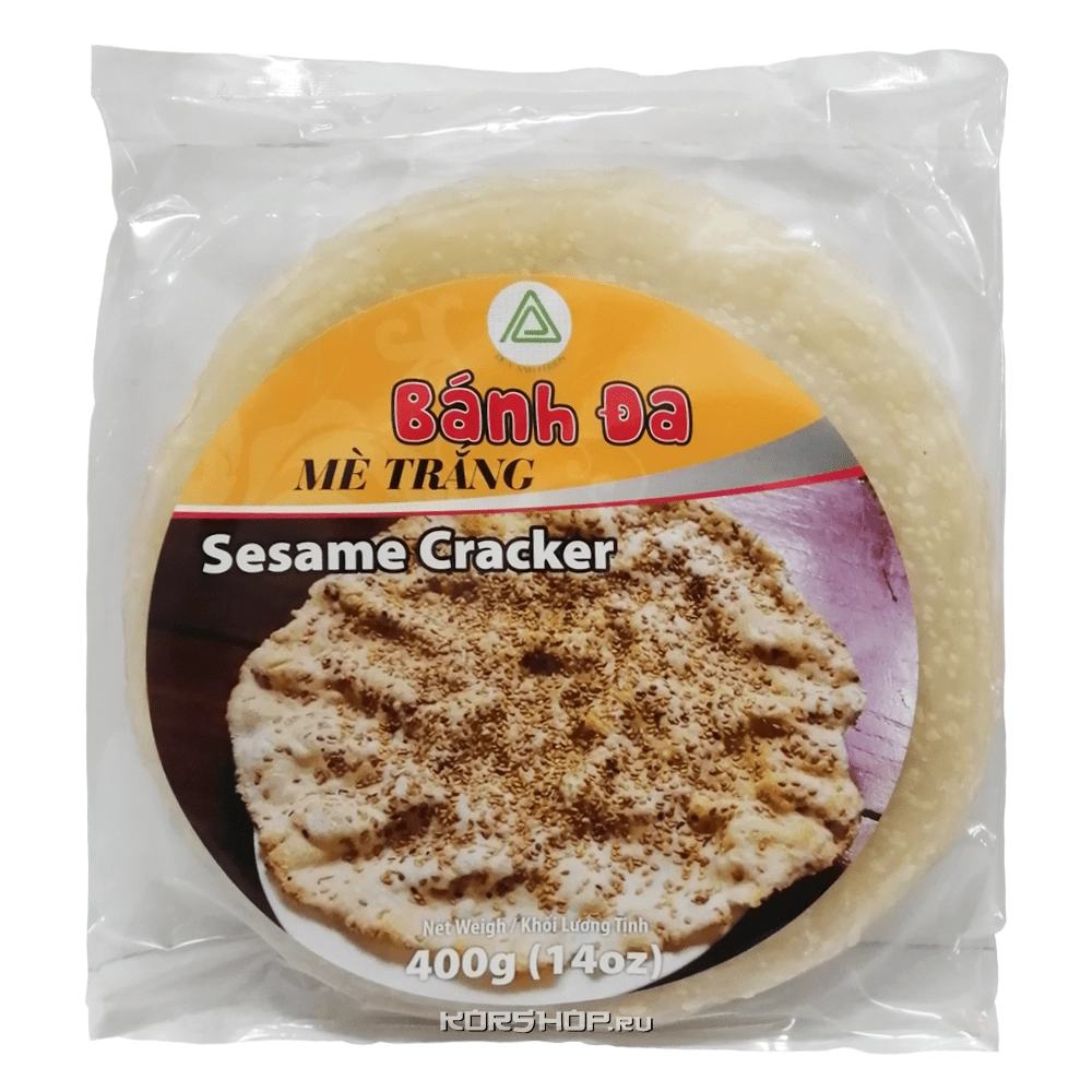 Рисовые крекеры с белым кунжутом Duy Anh, Вьетнам, 400 г.