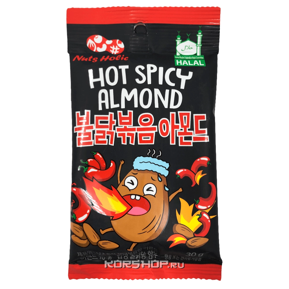 Миндаль в глазури со вкусом острой курицы Spicy Chicken Almond, Корея, 30 г Миндаль в глазури со вкусом острой курицы Spicy Chicken Almond, Корея, 30 г